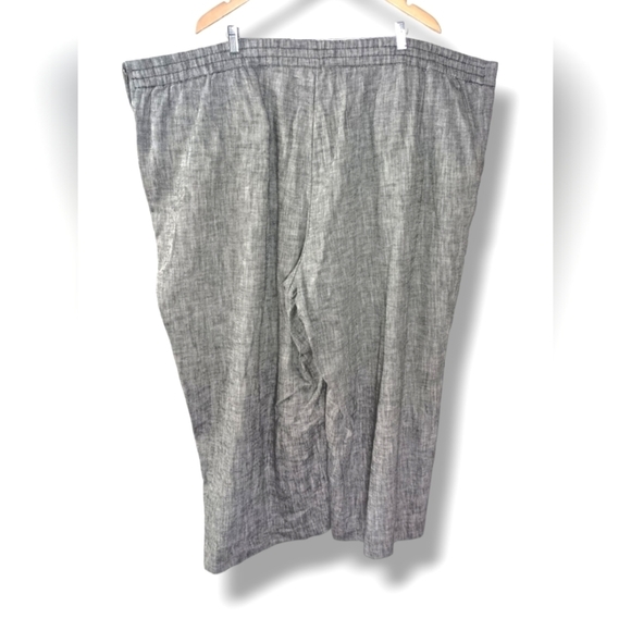 NWT Rachel Comey x Target Grey Chevron High-Rise Wide Leg Tweed Pants 5X - Picture 5 of 9